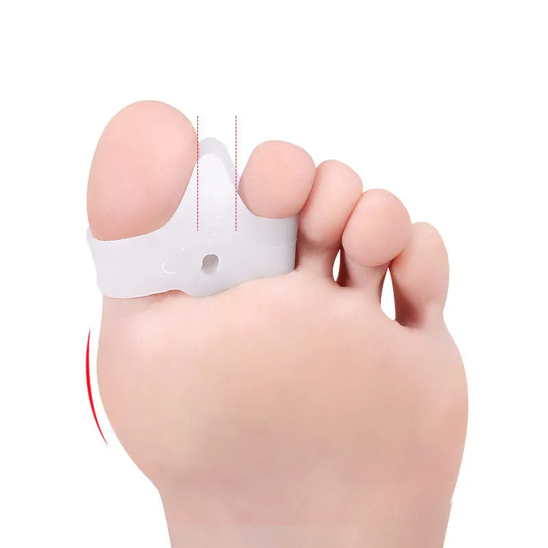 Silicone Toe Spreader Separator Bunion Hallux Valgus Corrector Thumb Finger Correction Straightener Foot Care Tool