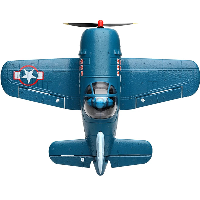 WLtoys F4U A500 4Ch 6G/3D Stunt Plane Six Axis Stability Remote Control Airplane Electric RC Aircraft Drone Outdoor Toys
