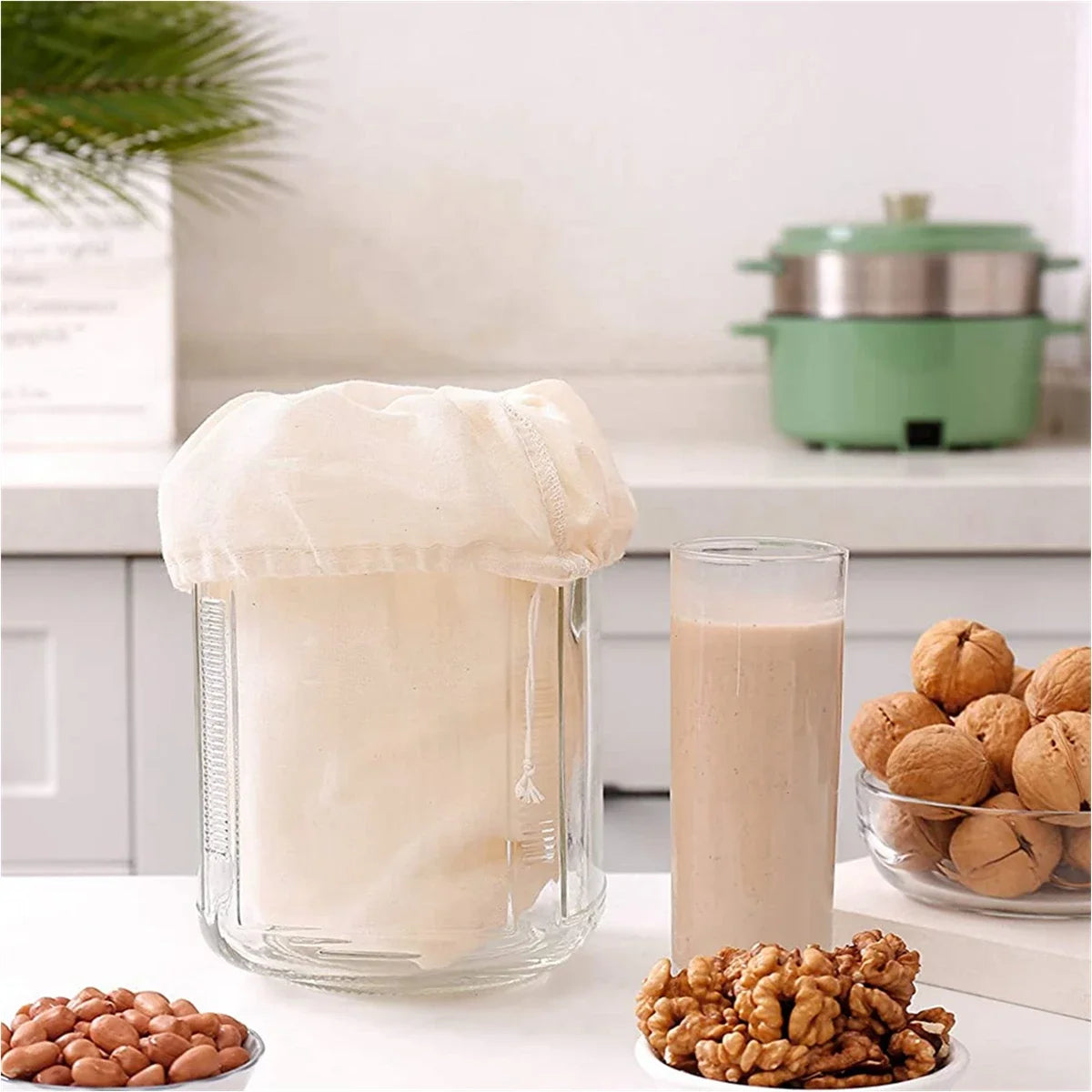 Reusable Cheese Cloth Cheesecloth Bags for Straining Nut Milk Bags Cold Brew Bags Tea Yogurt Coffee Filter Strainers Bag