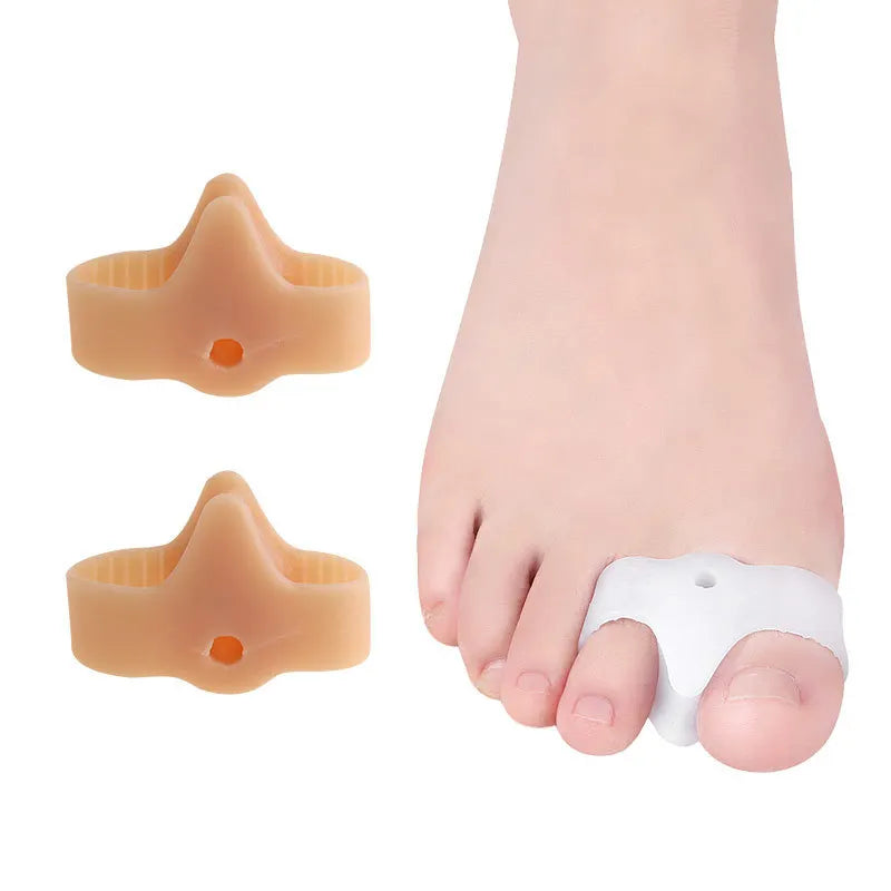 Silicone Toe Spreader Separator Bunion Hallux Valgus Corrector Thumb Finger Correction Straightener Foot Care Tool