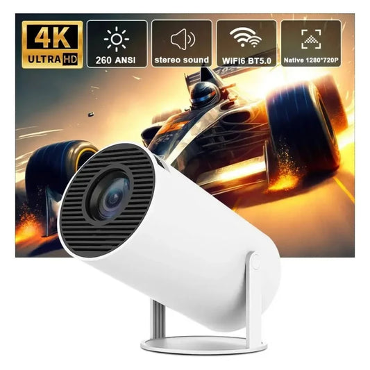 NEW HY300 Pro Wifi6 5G Projector Android 11 4K 260 ANSI Dual WiFi Allwinner H713 BT5.0 1280*720p Portable Home Cinema Outdoors