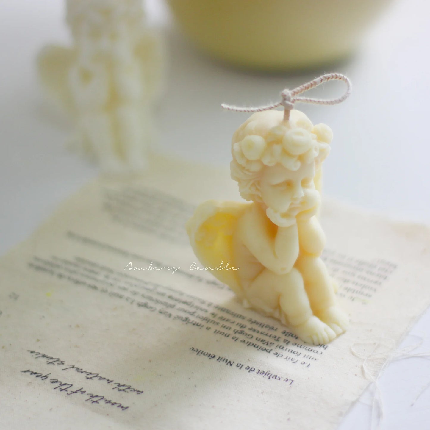 Cute Candles Cupid Angel Scented Candles Ins Small Art Decorative Aromatic Candles Home Fragrant Decoration Candles Posing Props